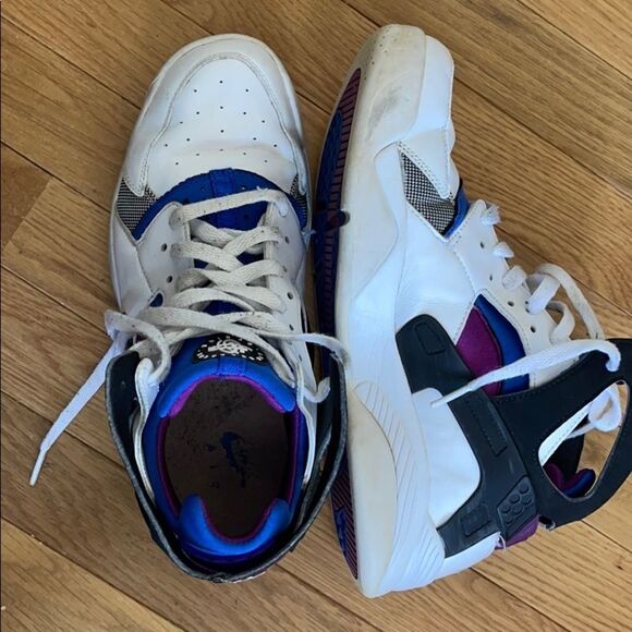 Nike Air Flight Huarache PRM QS 686203-100 siz 8.5 - Picture 6 of 10